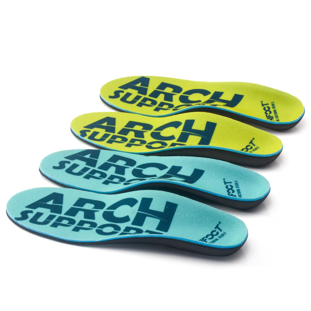 2 Pairs Arch Support Orthotic Insoles for Plantar Fasciitis Pain Relief Orthotics, Flat Feet, Walking, Running Comfortable Inserts for Men