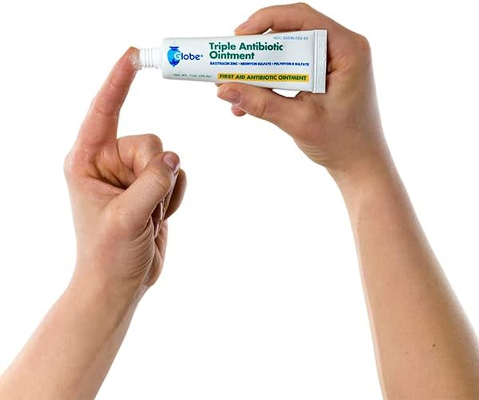 Triple Antibiotic Ointment 1.0 Oz (4 Pack), First Aid Ointment for Minor Scrapes