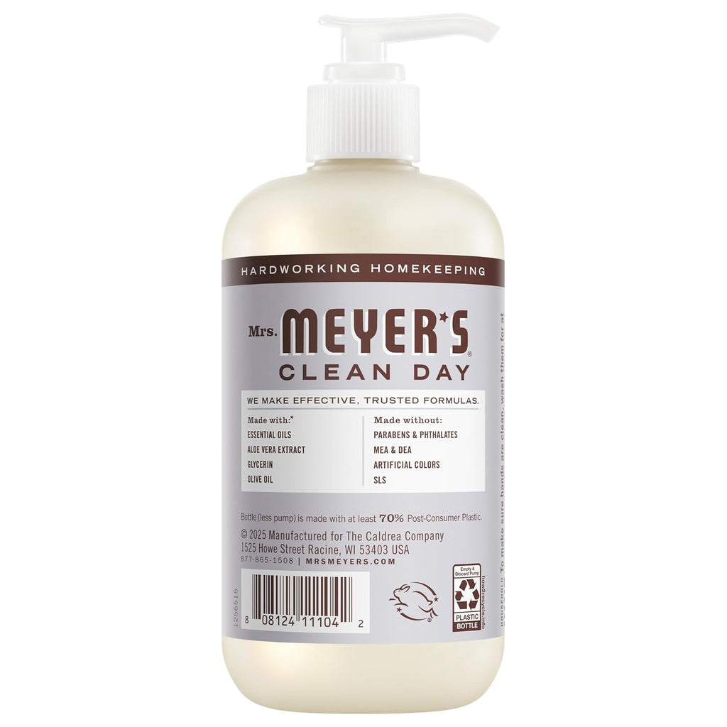 MRS. MEYER'S CLEAN DAY Hand Soap, Lavender Scent, 12.5 Fl Oz Bottle