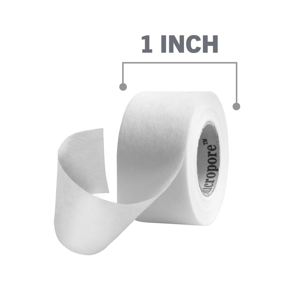 Gentle Paper First Aid Tape, Hospital Grade, 1 in X 10 Yds, 2 Rolls