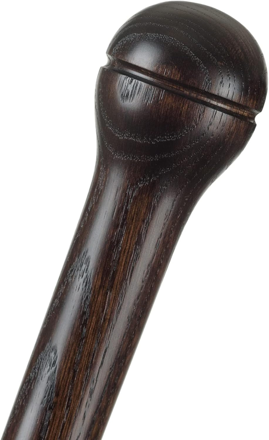 Unique Handmade Hardwood Walking Stick with Paracord Skull Strap