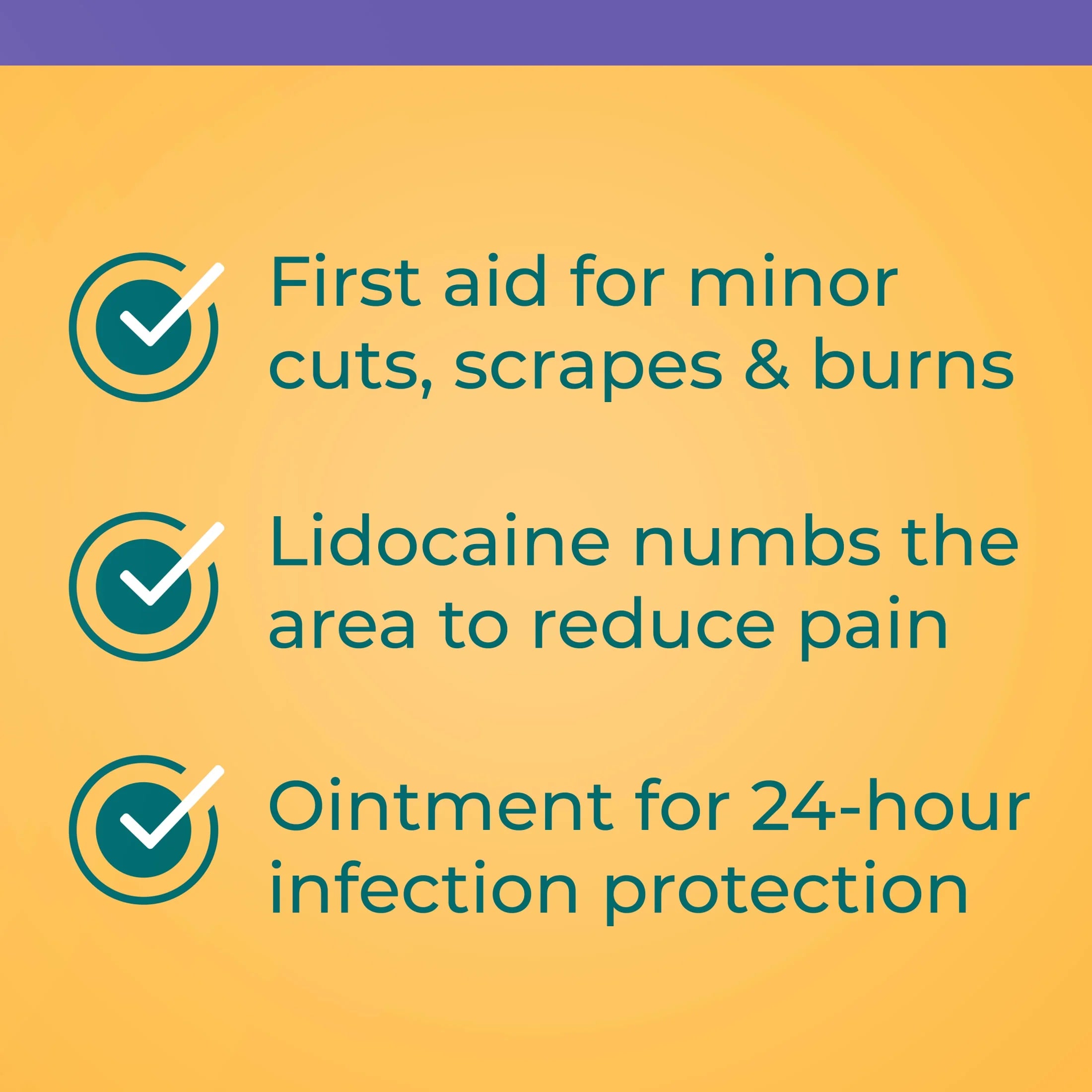 + Lidocaine Pain Relief Triple Antibiotic Ointment, 1 Oz
