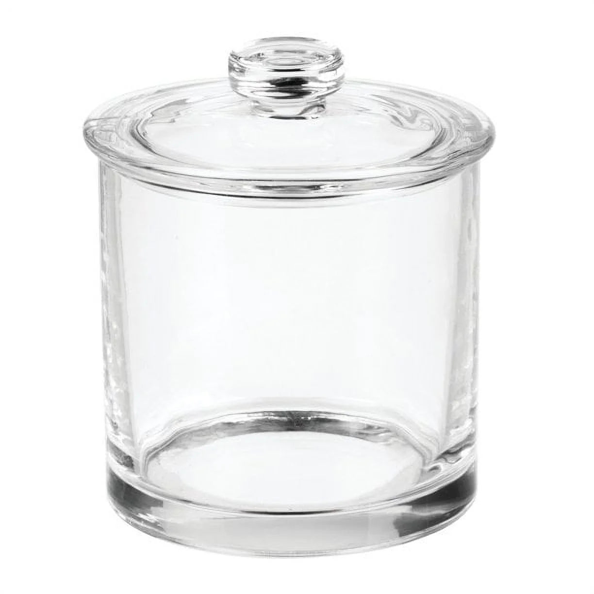 Small Glass Apothecary Vanity Jar, Clear