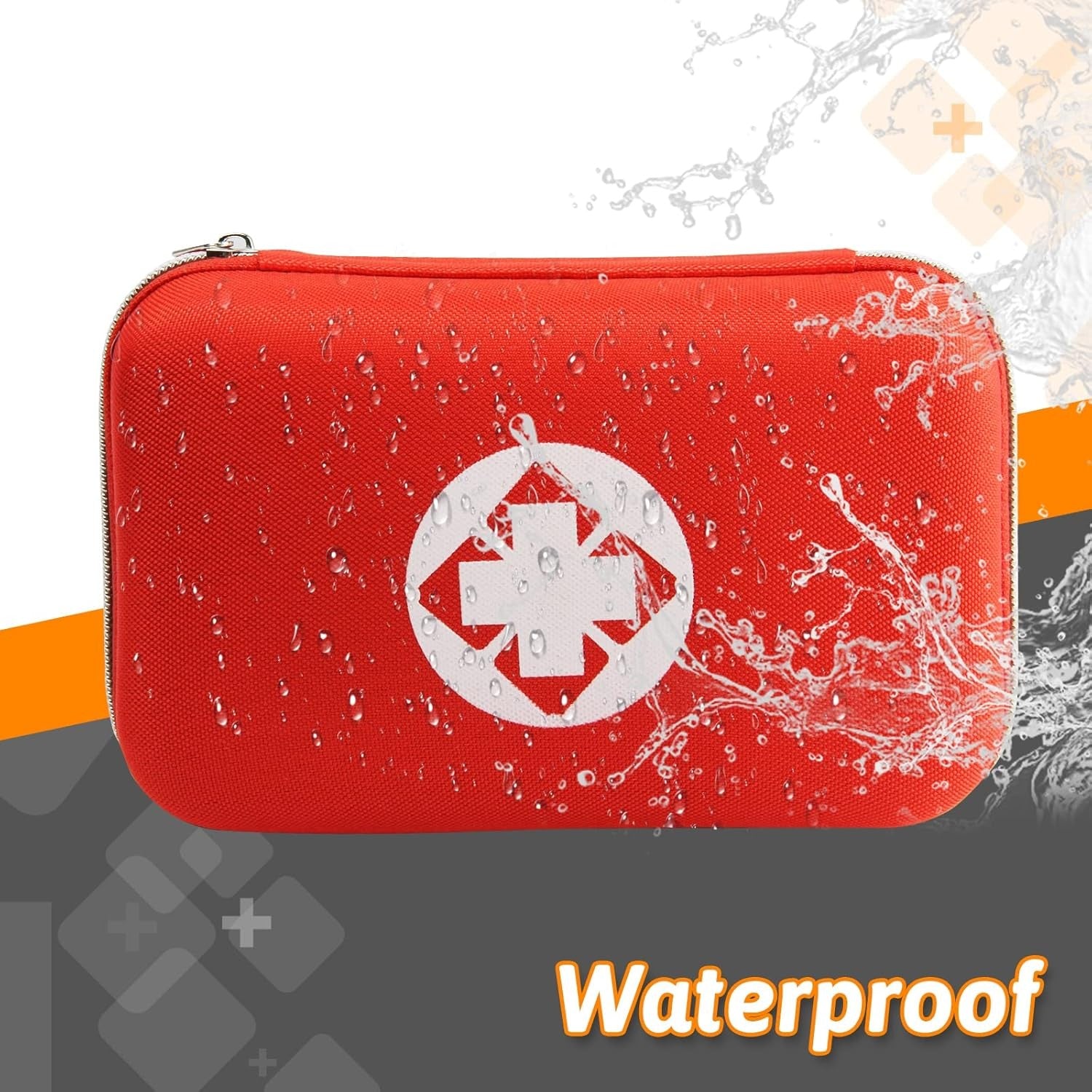 AMORNING 276Pc First Aid Kit Compact Travel Bag