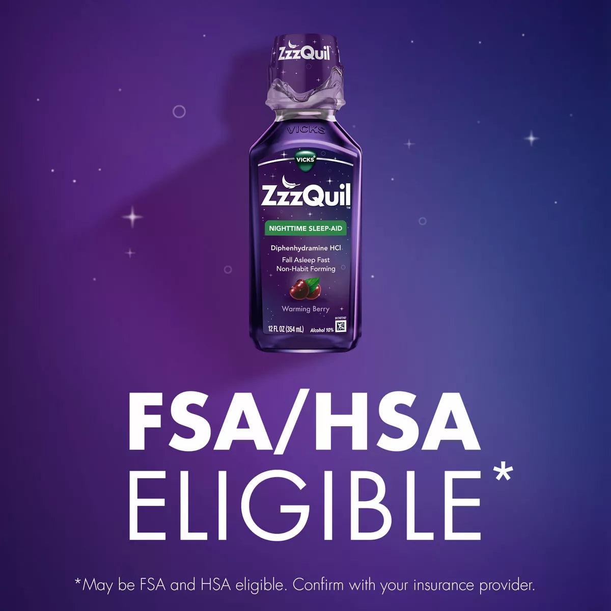 Zzzquil Nighttime Sleep-Aid Liquid - Berry