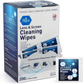 Lens and Screen Cleaning Wipes for Eyeglasses, Devices, Anti-Fog, Anti-Static, P