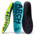 2 Pairs Arch Support Orthotic Insoles for Plantar Fasciitis Pain Relief Orthotics, Flat Feet, Walking, Running Comfortable Inserts for Men