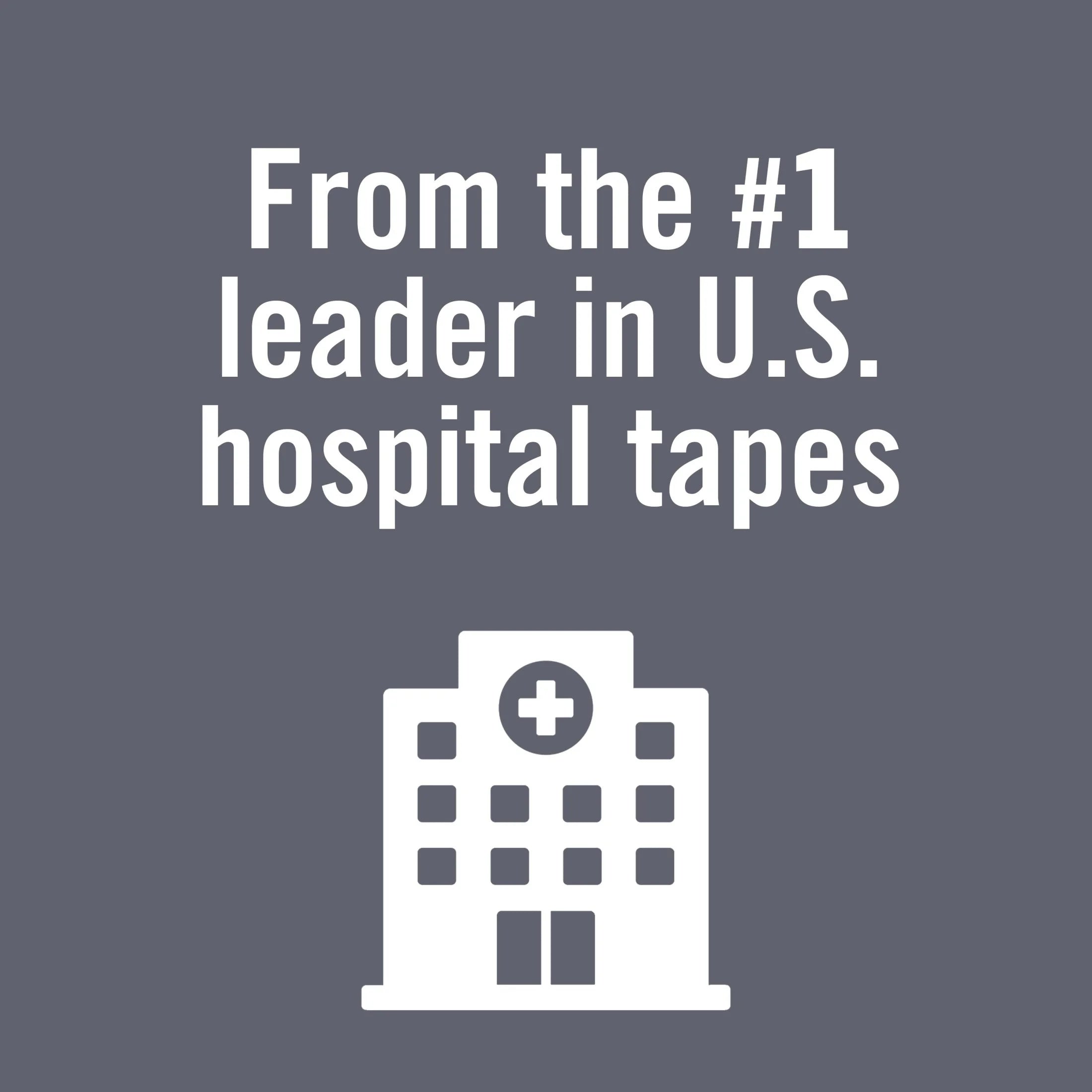 Gentle Paper First Aid Tape, Hospital Grade, 1 in X 10 Yds, 2 Rolls